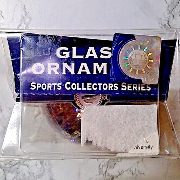 Topperscot LSU Tigers 3" Glass Bulb Christmas Tree Ornament Candy Canes NCAA SEC - Picture 3 of 5